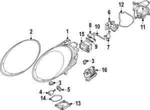 Headlight Assembly - Porsche (992-941-029-AE)