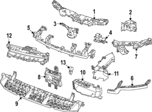 Headlight Bracket - Porsche (95C-807-420)
