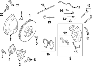 Brake Pads - Porsche (9Y0-698-151-BF)