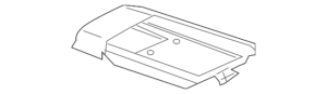 Cabin Air Filter Case - Porsche (996-572-029-01