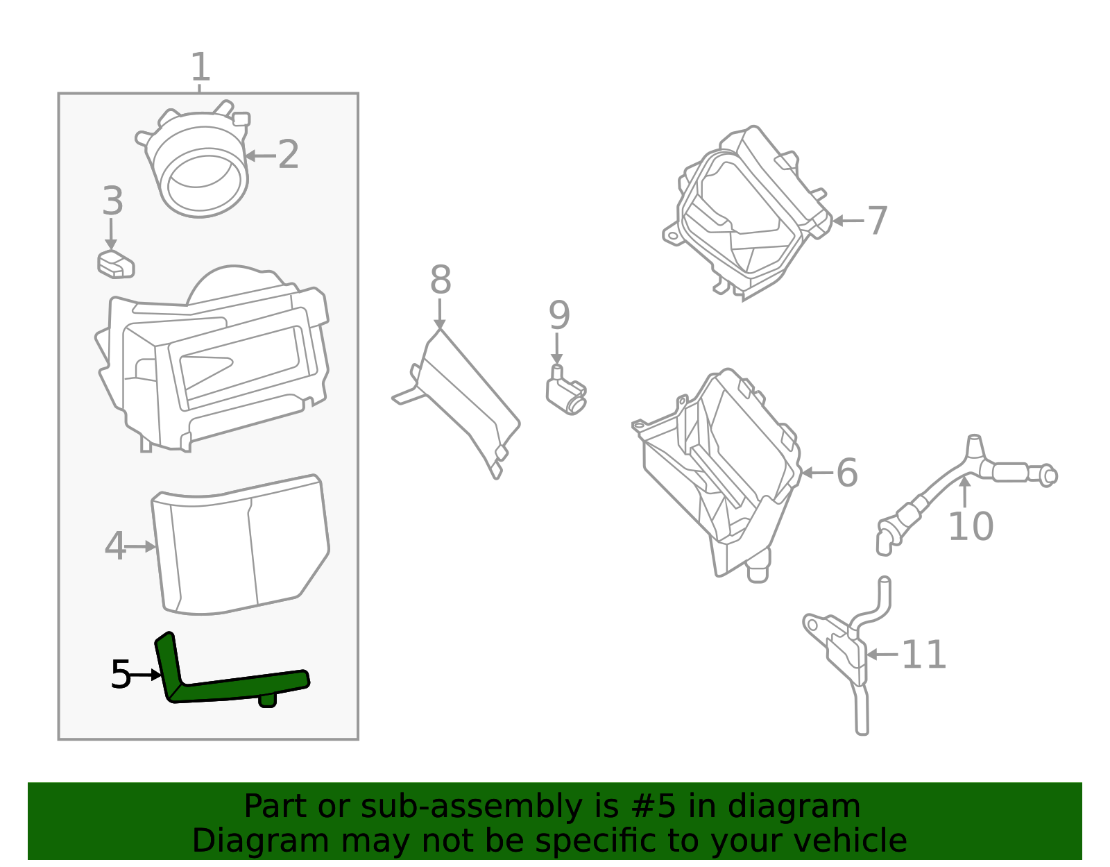 Cabin Air Filter Cover - Porsche (9A7-819-422-00) - Image 2