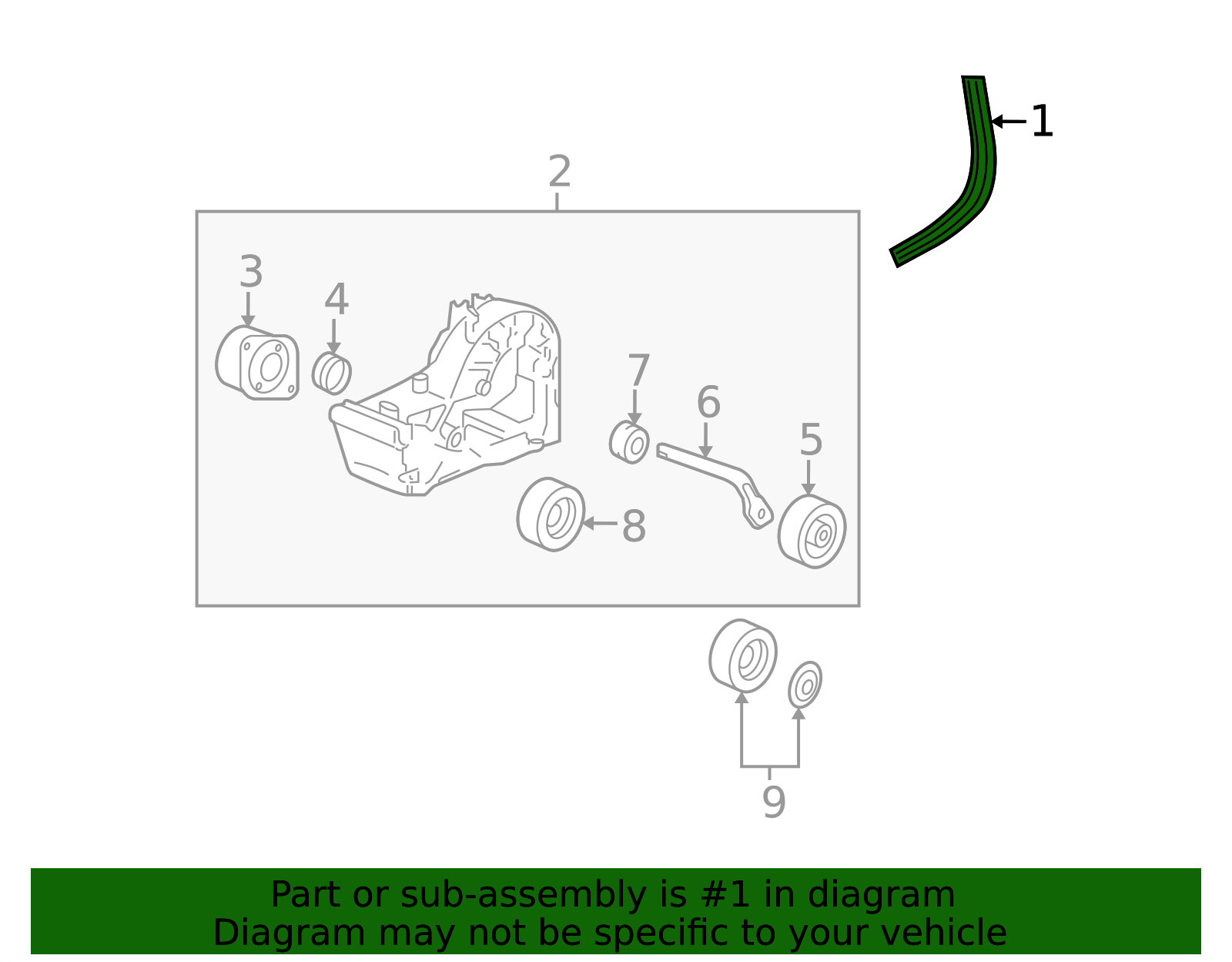 Serpentine Belt - Porsche (996-102-151-92) - Image 2