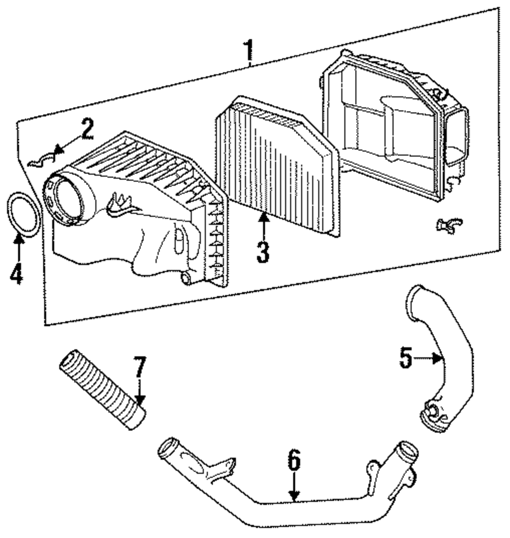 Air Filter - Porsche (993-110-327-01)