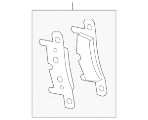1 Set Of Brake Pads - Porsche (982-698-451-B)