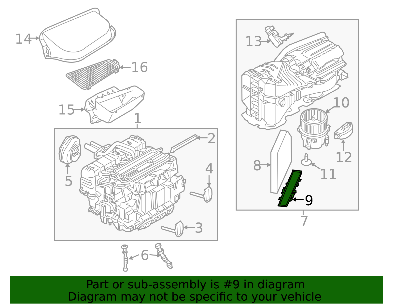 Cabin Air Filter Cover - Porsche (8K0-819-422-A) - Image 2