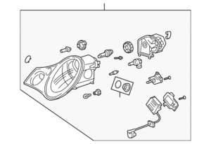 Headlight Assembly - Porsche (996-631-056-12)