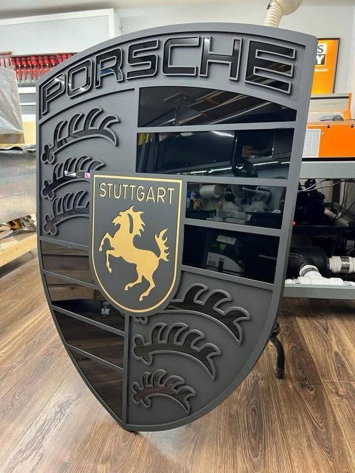 Custom logo/crest.. CNC painted crest, custom colors available. Backlighting optional. - Image 5